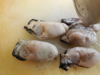 牡蠣のベーコン巻