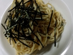 たらこと水菜のパスタ