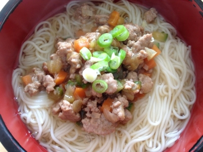 肉みそにゅうめん