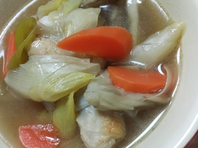 手羽元の中華スープ