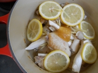 鶏手羽中のはちみつレモン煮