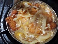 絶品☆クラッカー衣のとろ～り半熟たまごカツ丼