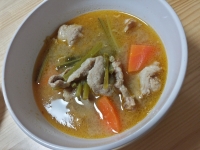 ピリ辛味噌スープ