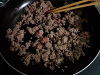 茄子とピーマンの挽き肉炒め