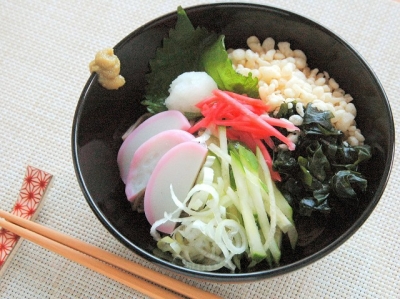 夏にピッタリ☆冷やしたぬき蕎麦