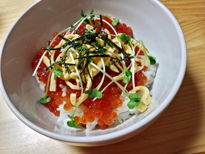 本格的☆漬けいくら丼