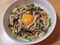 ツナのピリ辛うどん