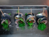秋刀魚の梅紫蘇ロール