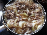 ねぎ玉牛丼