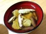 海老団子と椎茸のすまし汁