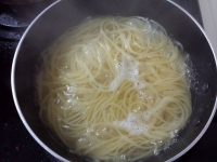 アサリと生マッシュルームのパスタ