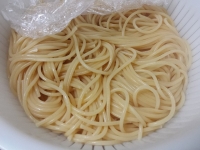 カニのトマトクリームパスタ