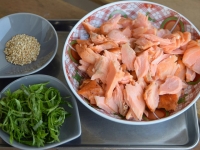 甘鮭と紫蘇の混ぜご飯