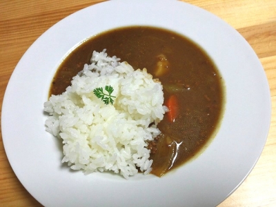 圧力鍋でひき肉カレー