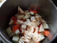 こんにゃくと野菜の煮物