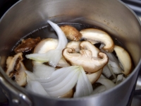 椎茸と卵の中華スープ