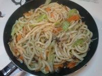 野菜たっぷり和風焼きうどん