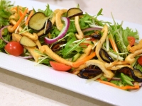彩り鮮やか水菜のサラダ