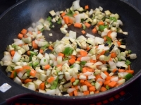 野菜たっぷりのミートソーススパゲティー