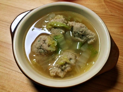 鶏団子と白菜スープ 料理レシピ 簡単 お手軽 作り方 レシピタイム
